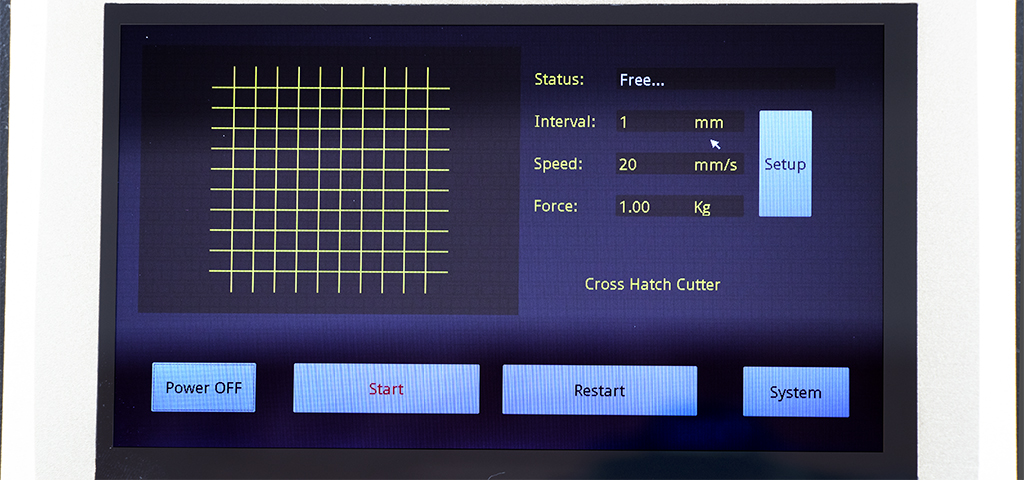 自動塗膜評価試験機（自動クロスカット試験鉛筆硬度試験・摩耗試験 